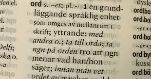 Svåra ord? Att lära sig ett språk.